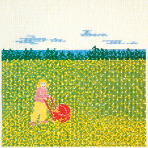 t NXXeb` hJLbg yGIRL ON FIELD WITH DANDELIONSz@qǂ̐E@f}[N AイLbg