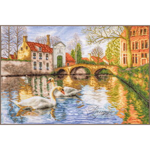 ���i�[�e�@�N���X�X�e�b�` �h�J�L�b�g �y SWANS OF BRUGES�z LanArte�V���[�Y�@ �A�������イ�L�b�g �@�x���M�[�@�����҂���㋉�Ҍ���