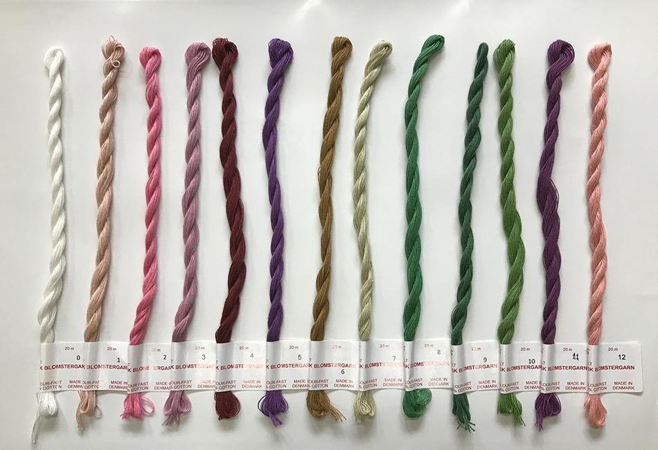 フレメ社 デンマーク の花糸 フレメ刺繍糸0から12 定番 刺繍糸です アウトレット送料無料
