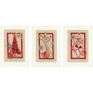 ベルバコ クロスステッチ 刺繍キット 【クリスマスカード ノエル】クリスマス　ベルギー 輸入ししゅうキ…