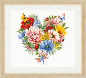�x���o�R �N���X�X�e�b�` �h�J�L�b�g �yHEART OF FLOWERS �z �x���M�[ �A�������イ�L�b�g