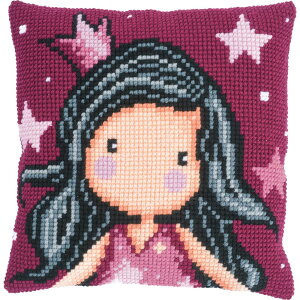 xoR NXXeb` hJLbg yCROSS STITCH CUSHION KIT GORJUSS DREAMING@NbVLbgz xM[ AイLbg
