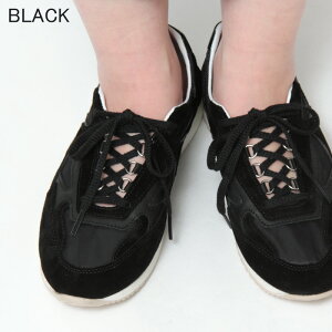 y40OFFzyKizfCg Xj[J[ D.A.T.E. DATE FG LOW BALLERINA BLACK ꂢ tbgV[Y ubN  25ss fB[X t[K o[i Z[ yԕisz