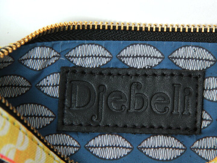 楽天市場】DJEBELI ポーチ ジェベリ フラットポーチ プリントジップ 