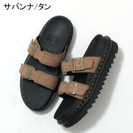 【クーポン】【正規品】ドクターマーチン dr.martens サンダル 厚底 本革 マイルズ スライドサンダル SLIDE SANDAL レザーサンダル スリッポン ブラック 黒 レディース MYLES 23523001 ★