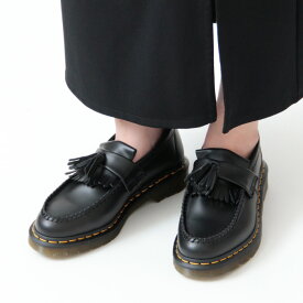 【正規品】ドクターマーチン ローファー dr.martens タッセルローファー イエローステッチ ADRIAN YS エイドリアン 22209001 本革 ブラック 黒 レディース ★