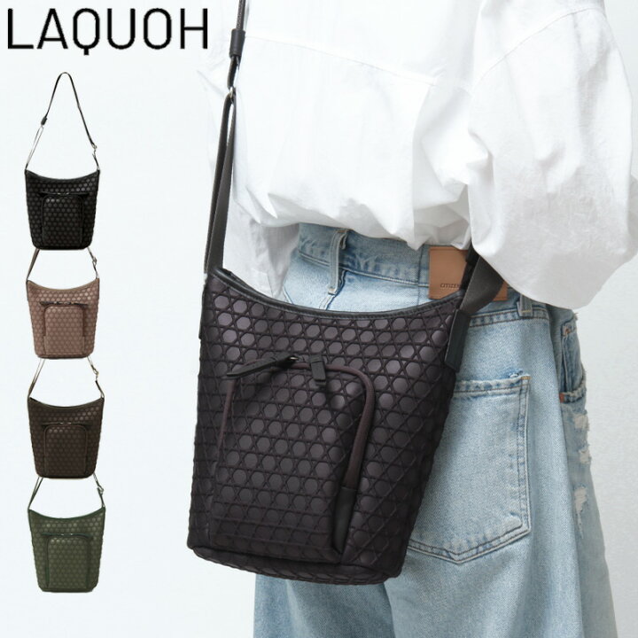 楽天市場】【クーポン】【30％OFF】ラクーオ バッグ LAQUOH ショルダー 