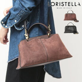 【クーポン】LORISTELLA ロリステッラ バッグ ハンドバッグ ショルダーバッグ 2way スエード 本革 レディース FIORENZA 3043ca 3043★