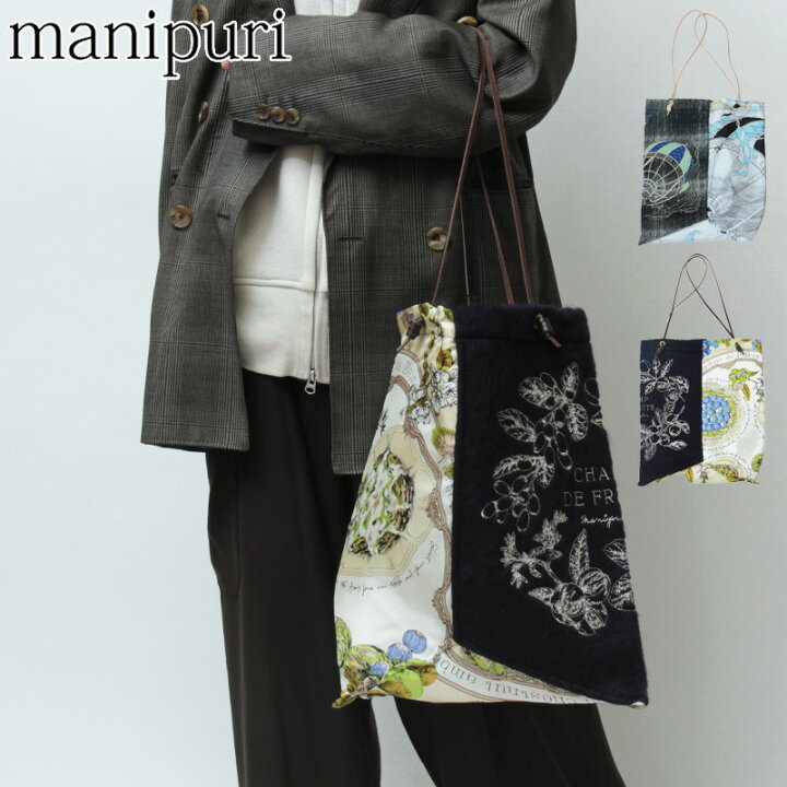 楽天市場】【クーポン】manipuri バッグ マニプリ スカーフバッグ  