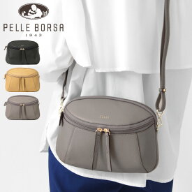 【10％クーポン】ペレボルサ バッグ PELLE BORSA ショルダーバッグ ミニ ポシェット レザー 本革 レディース 横型 フィーネ pelleborsa Fine 5448