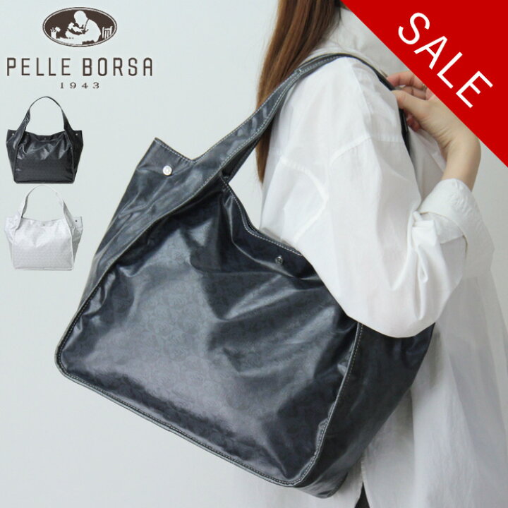 未使用品 PELLE BORSA ペレボルサ ソフトトートバッグ 楽天市場 