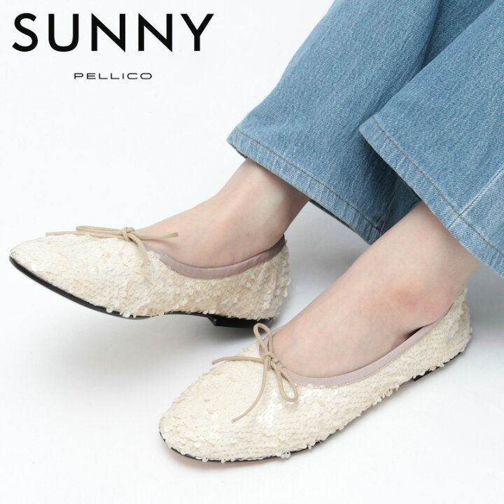 楽天市場】【50％OFF】PELLICO SUNNY ペリーコサニー バレエシューズ DOLIA 1.0cm スパンコール リボン フラットシューズ  軽量 甲深 レディース PS25-1501 セール 【返品不可】 : DANJO バッグ 財布 シューズの通販