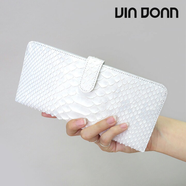 楽天市場】ヴィアドアン 財布 via doan 長財布 薄い 本革 パイソン 蛇  