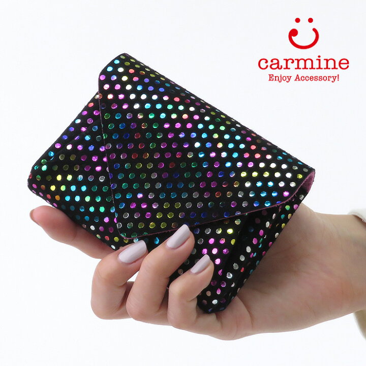 楽天市場】カーマイン 財布 carmine ミニ財布 二つ折り財布 コンパクト 