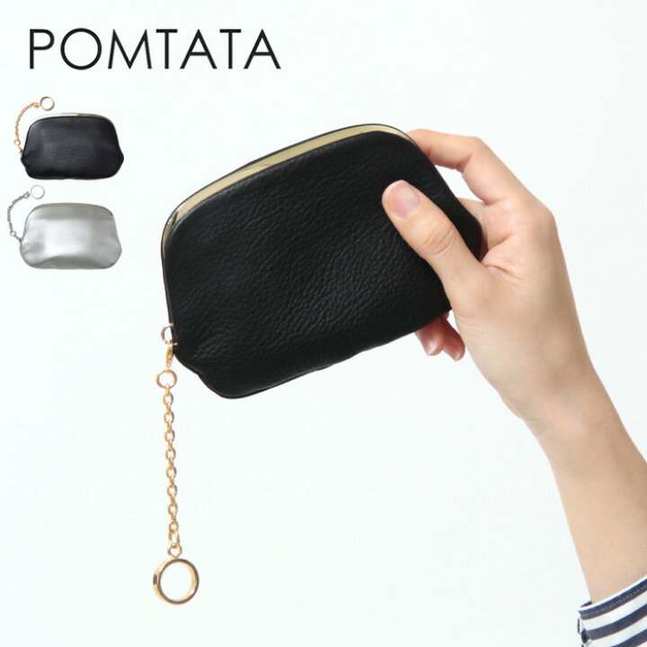 楽天市場】【クーポン】pomtata 財布 ポンタタ コンパクト財布 がま口 