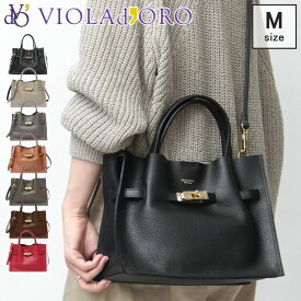 【10％クーポン】ヴィオラドーロ バッグ VIOLAd'ORO トートバッグ イタリアンWフェイスレザー 2way 肩掛け 斜め掛け 本革 レディース TRERO トレロ v-1496