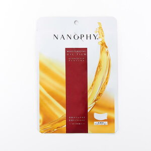 NANOPHY MOISTURIZING OIL FILM fRe}XN1Zbg1[Y̍聚s^bƖtB̗p􁚃imt@Co[Ō`ꂽ0.05mmtB􁚃XNEI[uEzzoE[Yq