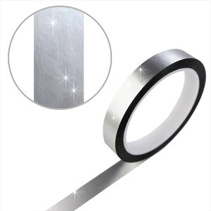 ���b�L�e�[�v �V���o�[ ����� �S������ �f�R���[�V���� ���b�s���O�� 15mm×50m ���炫��Ղ�Ղ�� HG-027