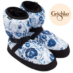 �O���V�R �E�H�[���A�b�v�u�[�c WHT FLOWER �J���[ �o���G�E�H�[���u�[�c �������� GRISHKO �o���G�E�H�[���u�[�e�B�[ �z���C�g�t�����[�J���[ M68/1 �����O�^�C�v�t�����[�v�����g�n�̃O���V�R 