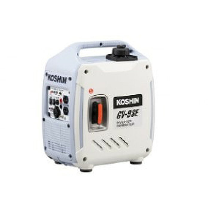 楽天市場】工進 インバーター発電機 0．9KVA GV-9SE 直送 
