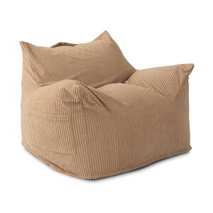 Flex ラウンジャー LNG-90K ビーズソファ 一人掛け 1Pソファ ブークレ生地 コーデュロイ生地 ホワイト ベージュ グリーン グレー カバー取外し可 カバー洗濯可 シンプル おしゃれ かわいい 一人