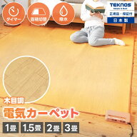 木目調 ホットカーペット 日本製 3畳 フローリング調 195×235cm 撥水 カーペット 電気カーペット 暖房 …
