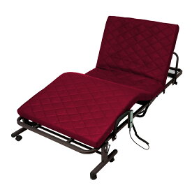 電動リクライニングベッド 電動ベッド 折りたたみ リクライニング コンパクト 電動リクライニング 背もたれ 簡単収納 腰痛対策 介護用 リハビリ サポート 人気 おすすめ あす楽