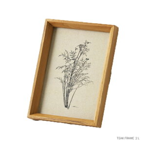 TEAK FRAME 2L `[Nt[ ʐ^TCY 2L ؐ ؘg z ʐ^ 14.5×20cm  i` k A hCt[ |X^[ t@ubN Ǌ|