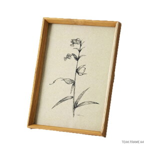 TEAK FRAME A4 `[Nt[ A4 ؐ ؘg z ʐ^ 23×31.5cm  i` k A hCt[ |X^[ t@ubN Ǌ|