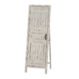 Sole door mirror 鏡 スタンドミラー 姿見 アクセサリー収納 アンティーク レトロ フレンチ シャビー 天然木 幅45cm 高さ134cm ほこりが付かない