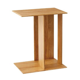 Oak Side Table オーク サイドテーブル 木製 天然木 北欧 おしゃれ シンプル ナチュラル マガジンラック 収納 ソファテーブル ナイトテーブル