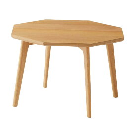 Oak Octagon Table オークオクタゴンテーブル 八角形 直径60cm 高さ36cm リビングテーブル サイドテーブル ネストテーブル ナイトテーブル 天然木 木製 北欧 ナチュラル シンプル 一人暮らし ワンルーム 新生活