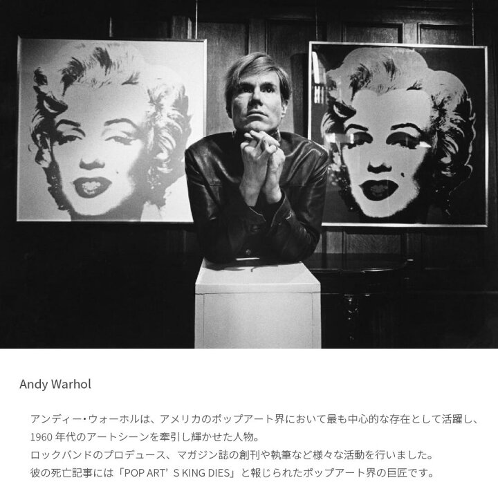 楽天市場】アートパネル アンディーウォーホル マリリン・モンロー 