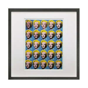 アートパネル アンディーウォーホル マリリン・モンロー 絵画 42.5×42.5cm インテリア 天然木 フレーム ポップアート