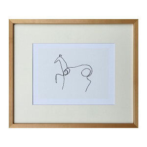 Le cheval n sJ\ gOt 63×53cm A[gt[ G CeA mg[ ǖʑ  k _ i` ubNt[ |X^[  Ǌ| z