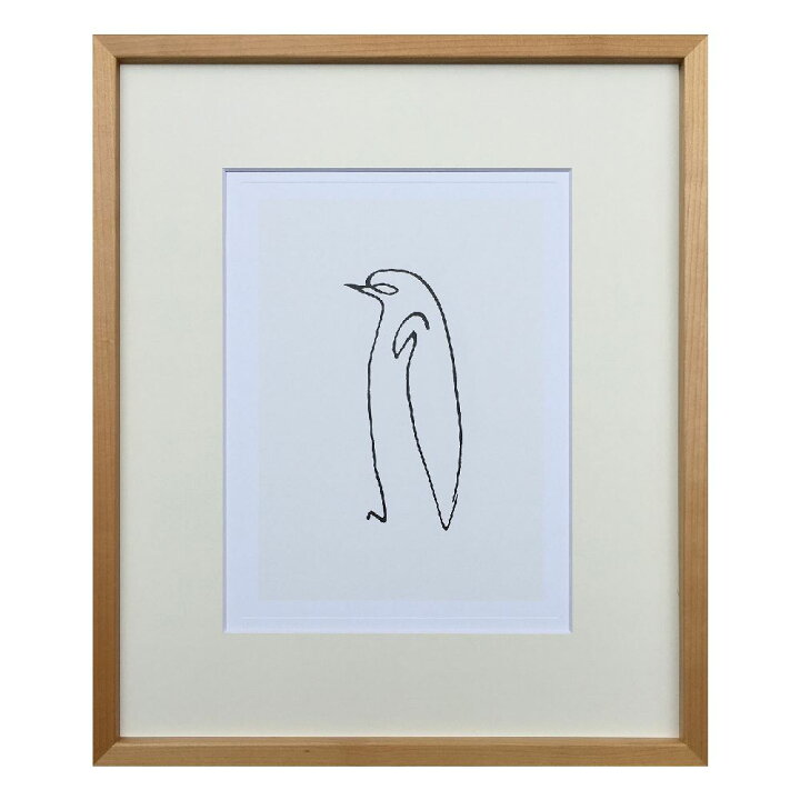 楽天市場】Le pingouin ペンギン ピカソ リトグラフ 53×63cm アート 