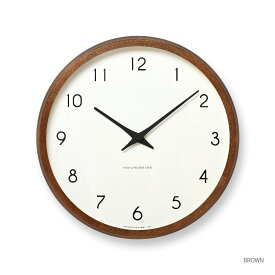 Campagne カンパーニュ 電波時計 北欧 ナチュラル シンプル 天然木 壁掛け時計 直径29.4cm おしゃれ かわいい 秒針なし 丁寧な暮らし