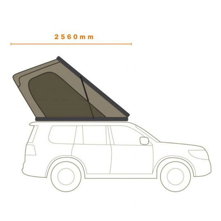 楽天市場】【保証期間3年】ダーチ DARCHE ルーフテント 車上 テント 車 