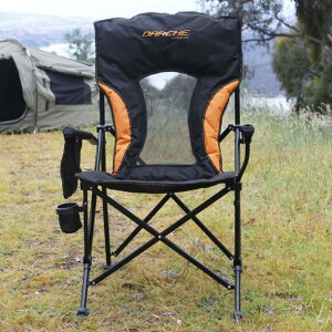 DARCHE ダーチ キャンプ 椅子 キャンピングチェア【日本輸入元】正規品 EAGLE XV ハイバックチェア 座り心地抜群 コンパクト 折りたたみ 折り畳みチェア 頑丈 丈夫 ドリンクホルダー 肘掛け 肘