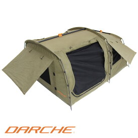 【DARCHE 正規品】DIRTY DEE1100 自立型 テントスワッグ ドーム型 自立式 スワッグキャンプ ソロ 釣り アウトドア オーバーランド バイカー ソロキャンプ ソロキャン 1人 2人用 防水 UVカット カーキ コンパクト 輸入品 ダーチ 送料無料