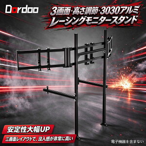 �������� Dardoo 3030 ���ȃA���~�����j�^�[�X�^���h�A�������߉\��3��ʑΉ����j�^�[�X�^���h�A�ɂ߂č������萫���ւ郌�[�V���O�X�^�C���̃��j�^�[�X�^���h