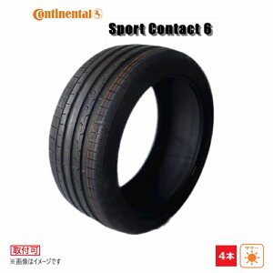 �y�^�C�������Ώہz 295/30ZR19 100Y XL �R���`�l���^�� Continental �� SportContact 6 �V�i 4�{�Z�b�g �T�}�[ �^�C�� 295/30R19 295/30-19