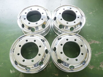 楽天市場】アルミホイール 19.5x6.75 8穴 新ISO オフセット147 PCD275 