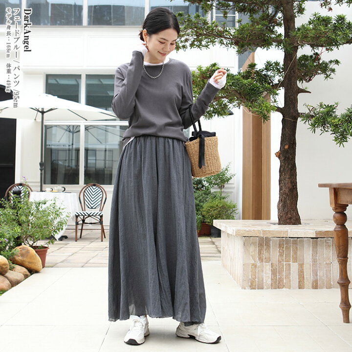 楽天市場】＼30％OFFクーポン2点購入で／春 リネン ワイドパンツ 
