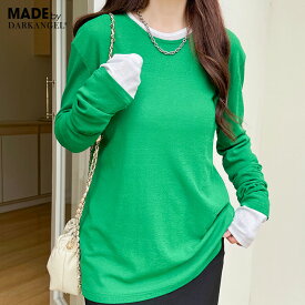 74%OFF！【24H限定：1枚499円〜899円！3枚購入クーポンで】ロンT レイヤード シアー トップス tシャツ 長袖 半袖 重ね着 シアートップス Uネック インナー 無地 クルーネック 体型カバー【 シアーロングスリーブTシャツ】UV 紫外線 ※クルーネックがページ内最安