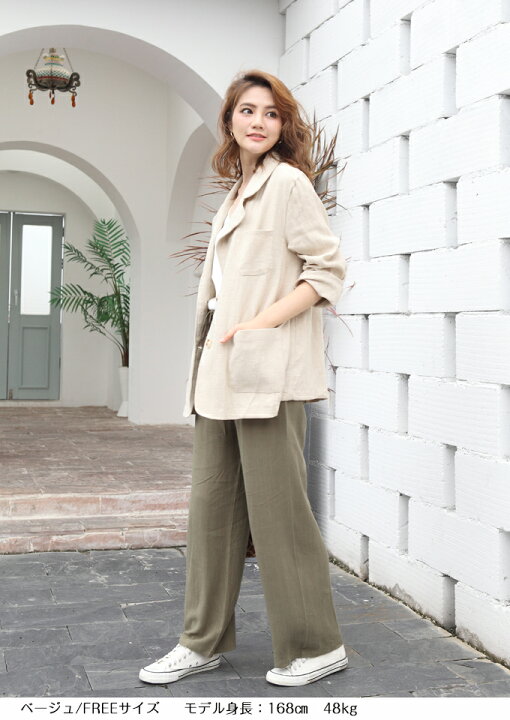 楽天市場 即納 ジャケット レディース リネン 麻 アウター 春 夏 春夏 薄手 カジュアル 春物 きれいめ 黒 ブラック ベージュ アイボリー コート スプリング リネンジャケット 夏 新作 19年3月新作 アウター Darkangel ダークエンジェル Dark Angel