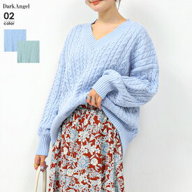 楽天市場 ミントグリーン スタイル ネック Vネック ニット セーター トップス レディースファッションの通販