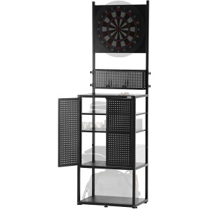 �_�[�c�{�[�h �X�^���h BLITZER �X�g���[�W�_�[�c�X�^���h BSD40-BK (Storage Darts Stand)