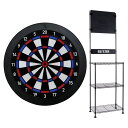ダーツボード セット ダーツライブホーム (DARTSLIVE Home) & ダーツボードスタンド BSD21-BK (ダーツボード 電子 設置 自宅 ダーツボード)