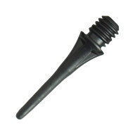 ダーツ チップ フィットポイントプラス ショート ブラック 2BA 19mm 50本入り